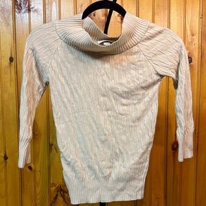 Chesley Beige Cowl Neck Sweater